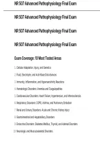 NR 507 Advanced Pathophysiology Final Exam QUESTIONS AND CORRECT ANSWERS WITH DETAILED RATIONALES&period;pdf&NewLine;&NewLine;