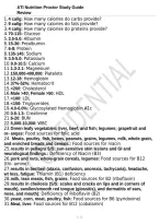 ATI Nutrition Proctored Exam Review 2026&sol;27 &vert; Lab Values&comma; Food Sources & Therapeutic Diets Study Guide