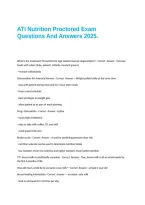 ATI Nutrition Proctored Exam 2025&sol;2026 &vert; Complete Q&A Review &vert; Drug Interactions&comma; Renal&comma; Cardiac & Lifecycle Nutrition