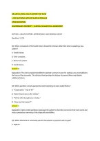 Nr 668 Cea Final Exam Mastery Test Bank&NewLine;1&comma;020 Questions With Detailed Rationales&NewLine;Updated Edition&NewLine;Chamberlain University &vert; Clinical Evaluation & Assessment&NewLine;&NewLine;