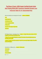 Tbs Phase 3 Exam&colon; 100&percnt; Expert Verified Study Guide &NewLine;Real Testing 2026&vert;2027 Questions Detailed Answers and &NewLine;Instructor Note For A&plus; Guaranteed Pass