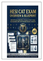 HESI CAT Exam Prep 2026&sol;2027 &vert; Versions A&comma; B & C &vert; Practice Questions with Correct Answers & Detailed Rationales &vert; HESI CAT Nursing Exam Study Guide