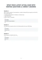 Rpsgt Mock Latest Actual Exam With&NewLine;Verified Questions & Correct Answers