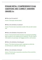 Ryanair Initial Comprehensive Exam&NewLine;Questions And Correct Answers&NewLine;Graded A&plus;
