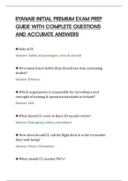Ryanair Initial Premium Exam Prep&NewLine;Guide With Complete Questions&NewLine;And Accurate Answers