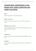 Ryanair Initial Professional Exam&NewLine;Review With Tested Questions And&NewLine;Expert Solutions&NewLine;