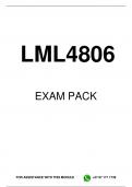 LML4806 EXAM PACK 2023
