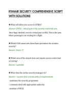 Ryanair Security Comprehensive Script&NewLine;With Solutions
