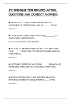 S12 Sprinkler Test Updated Actual&NewLine;Questions And Correct Answers&NewLine;