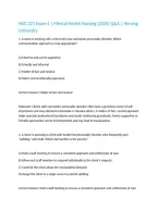 NSG 221 Exam 4 &vert; Mental Health Nursing &lpar;2026&rpar; Q&A &vert; Herzing University