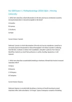 NU 208 Exam 4 &vert; Pathophysiology &lpar;2026&rpar; Q&A &vert; Herzing University