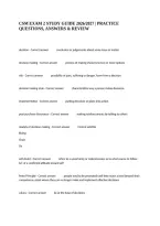 Csm Exam 2 Study Guide 2026&sol;2027 &vert; Practice Questions&comma; Answers & Review