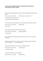 Csm Exam Answers 2026&sol;2027 &vert; Exam Review&comma; Practice Questions & Study Guide