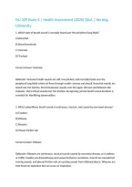 NU 209 Exam 4 &vert; Health Assessment &lpar;2026&rpar; Q&A &vert; Herzing University