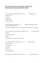 Bio 150 Lab Final Exam 2026&sol;2027 &vert; Practice Questions&comma; Answers & Study Guide