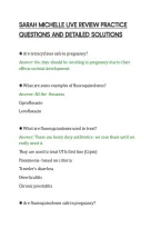 Sarah Michelle Live Review Practice&NewLine;Questions And Detailed Solutions