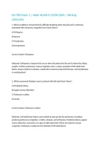 NU 302 Exam 1 &vert; Adult Health II &lpar;2026&rpar; Q&A &vert; Herzing University