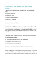NU 302 Exam 4 &vert; Adult Health II &lpar;2026&rpar; Q&A &vert; Herzing University