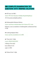 Sbb Complete Examination Test&NewLine;Questions With Verified Solutions&NewLine;