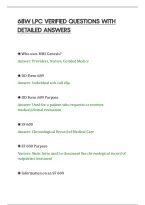 68W Lpc Verified Questions With&NewLine;Detailed Answers&NewLine;