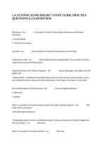 La 211 Final Exam 2026&sol;2027 &vert; Study Guide&comma; Practice Questions & Exam Review