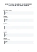 Scribeamerica Final Exam Review Expected&NewLine;Questions With Verified Answers