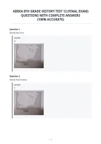 Abeka 8Th Grade History Test 12 &lpar;Final Exam&rpar;&NewLine;Questions With Complete Answers&NewLine;&lpar;100&percnt; Accurate&rpar;