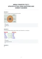 Abeka Chemistry Test 3&NewLine;Updated Actual Exam Questions And&NewLine;Correct Answers