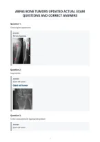 Abfas Bone Tumors Updated Actual Exam&NewLine;Questions And Correct Answers