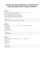 Sdi Dry Suit Diver Frequently Tested Actual&NewLine;Exam Questions With Correct Answers