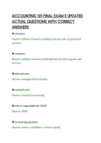 Accounting 2036 Exam 1 Mizzou&NewLine;&lpar;Prestigiacomo&rpar; Frequently Tested Actual&NewLine;Questions With Correct Answers