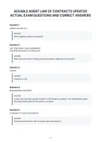 Aceable Agent Law Of Contracts Updated&NewLine;Actual Exam Questions And Correct Answers