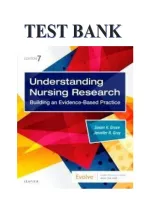 Test Bank for Understanding Nursing Research &comma; 7th Edition &comma;Susan Grove&comma; Jennifer Gray&lpar; All chapters&rpar;