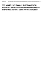 EEG BOARD PREP EXAM&comma; &vert;&vert; QUESTIONS WITH ACCURATE ANSWERS &vert;&vert; comprehensive questions and verified answers &vert; GET IT RIGHT &vert;2026&sol;2027&excl;&NewLine;