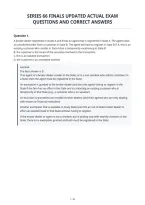 Series 66 Finals Updated Actual Exam&NewLine;Questions And Correct Answers