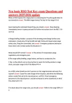 Nra basic RSO Test Key exam Questions and answers