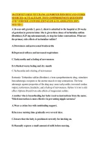 Maternity Hesi Test Bank &lpar;Combined Red Hesi And Other Sources&rpar; Actual Exam Test Comprehensive Questions And Verified Answers &lpar;Detailed & Elaborated&rpar; 100&percnt; Solved &excl;&excl;
