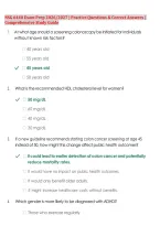NSG 6440 Exam Prep 2026&sol;2027 &vert; Practice Questions & Correct Answers &vert; &NewLine;Comprehensive Study Guide