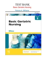 Basic Geriatric Nursing 8th Edition Test Bank &vert; Patricia A&period; Williams