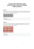 Als&sol;Acls Red Cross Final Exam&NewLine;Questions With Complete Answers&NewLine;&lpar;100&percnt; Accurate&rpar;