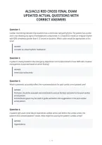 Als&sol;Acls Red Cross Final Exam&NewLine;Updated Actual Questions With&NewLine;Correct Answers