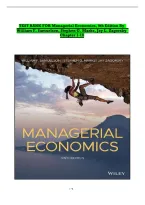 Test Bank for Managerial Economics 9th Edition &ndash; Samuelson&comma; Chapters 1&ndash;18&NewLine;&NewLine;