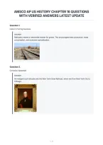 Amsco Ap Us History Chapter 16 Questions&NewLine;With Verified Answers Latest Update