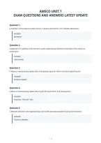 Amsco Unit 7&NewLine;Exam Questions And Answers Latest Update