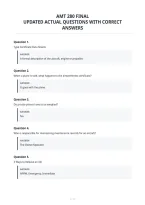 Amt 280 Final&NewLine;Updated Actual Questions With Correct&NewLine;Answers