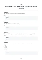 Amt&NewLine;Updated Actual Exam Questions And Correct&NewLine;Answers