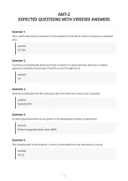 Amt-2&NewLine;Expected Questions With Verified Answers