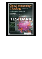  Test Bank for Clinical Immunology 5th Edition by Miller