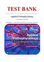 Complete Test Bank for Applied Pathophysiology&colon; A Conceptual Approach 4th Edition by Nath&comma; Braun & Anderson &vert; All Chapters Included &vert; Verified Questions & Answers &vert; Latest Update 2026