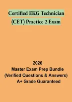 Certified EKG Technician &lpar;CET&rpar; Practice Exam 2 &vert; ECG Interpretation&comma; Cardiac Monitoring and Certification Prep